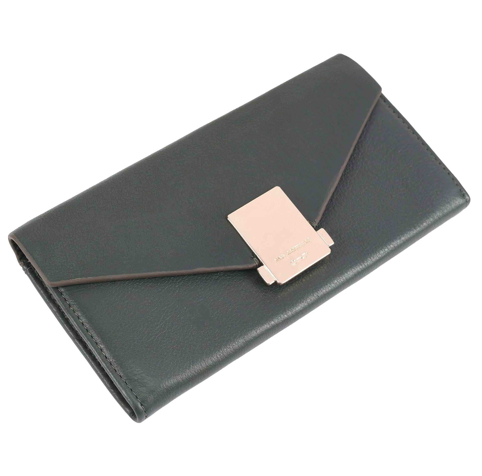 Paul Costelloe Paul Costelloe Women's Aspen Leather Purse in Green - 4