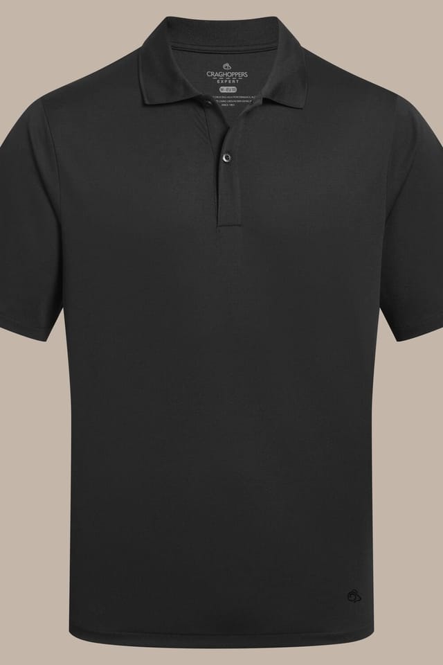 Craghoppers Craghoppers Men's Expert Basecamp Wicking Polo in Black - 3