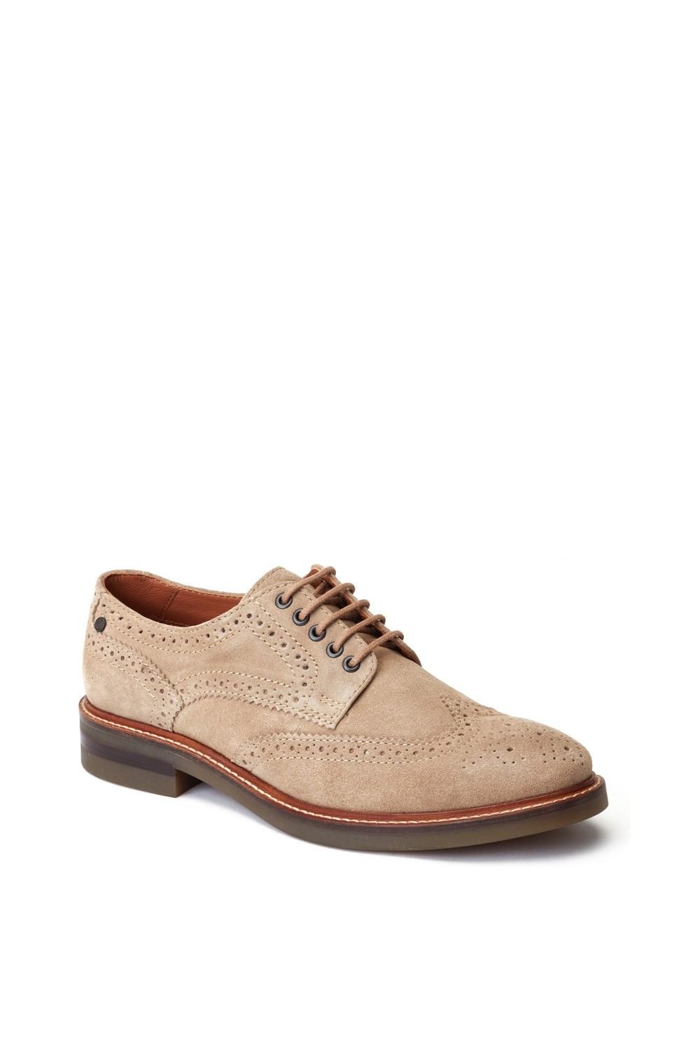 Base London Base London Men's Hatfield Brogue Shoe in Beige - 2