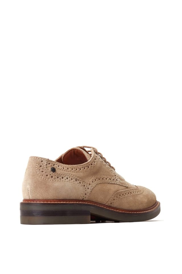 Base London Base London Men's Hatfield Brogue Shoe in Beige - 2