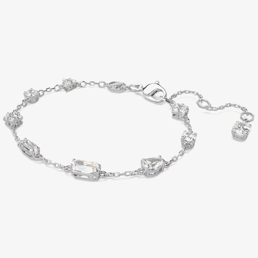 Swarovski Swarovski Women's Mesmera Mixed Cut Scattered Bracelet 5661530 (M) in Silver - 2