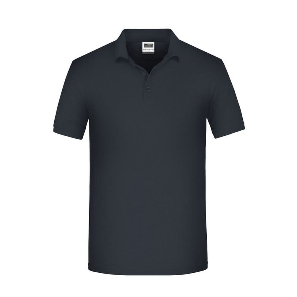 James and Nicholson James and Nicholson Men's Bio Workwear Polo Shirt in Dark Grey