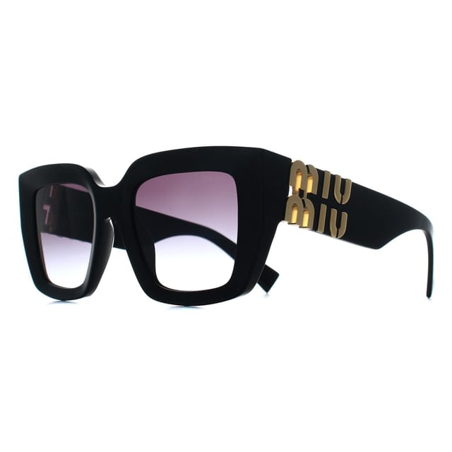 Miu Miu Miu Miu Women's Square Black Gradient Grey MUB05S - 2