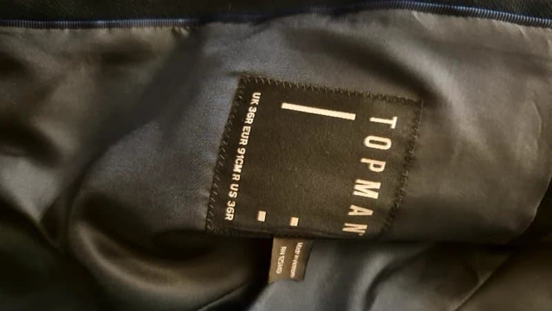 Topman Men's navy Topman blazer - 36R