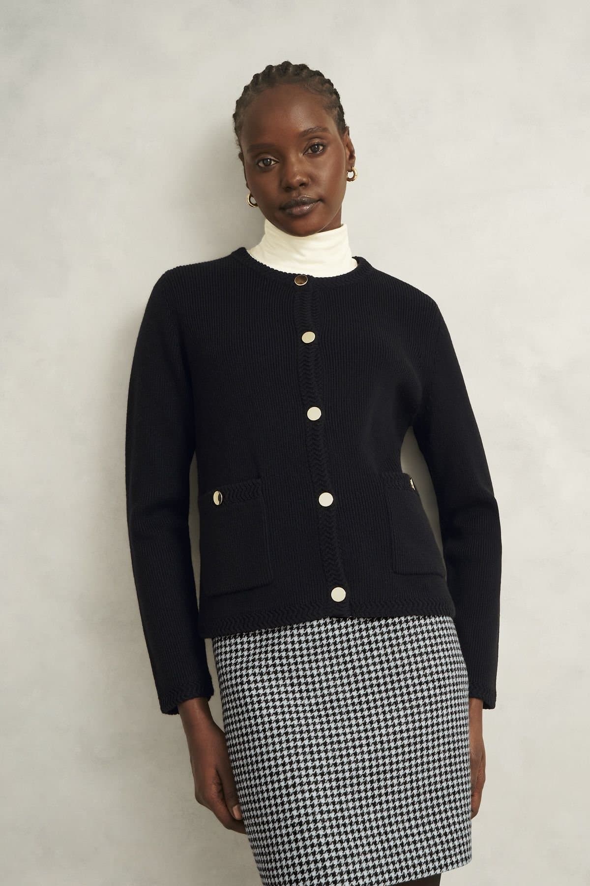 Hobbs London Hobbs London Women's Simona Knitted Jacket in Black