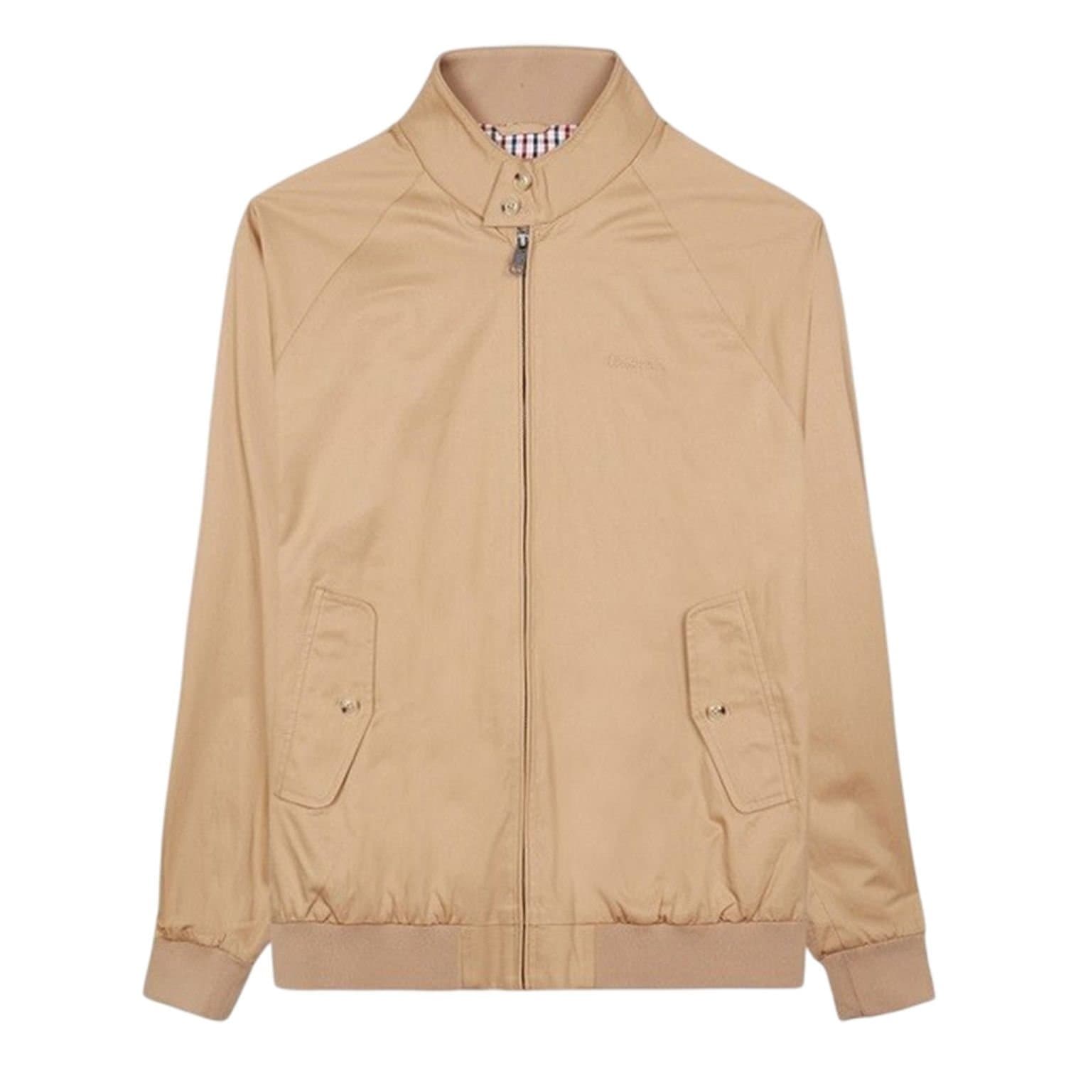 Ben Sherman Ben Sherman Men's Harrington Signature Jacket in Light Sand