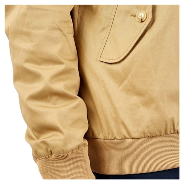 Ben Sherman Ben Sherman Men's Harrington Signature Jacket in Light Sand - 3