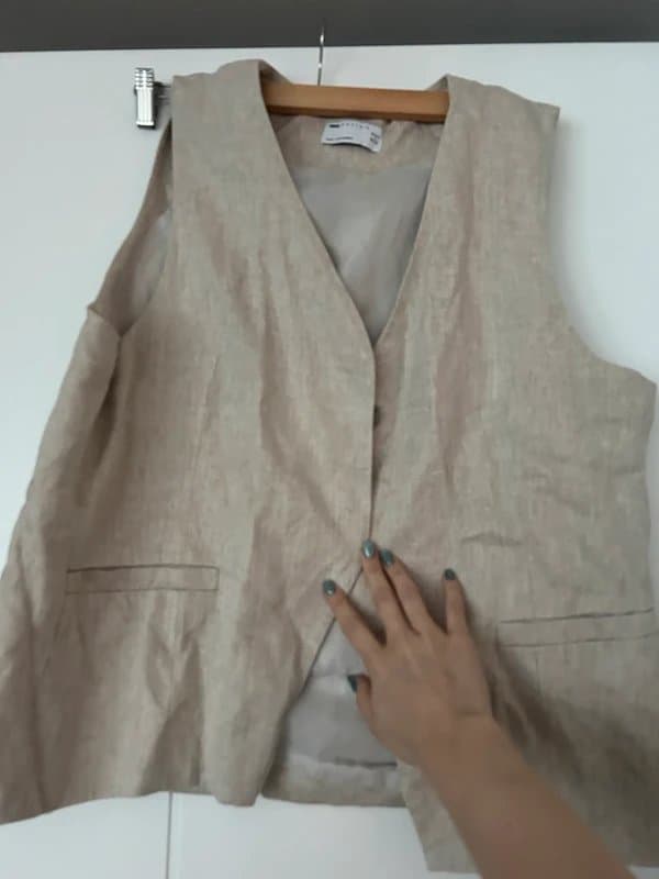 ASOS ASOS linen waistcoat