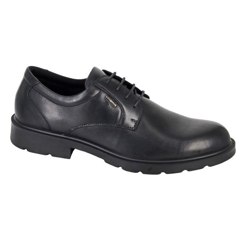 IMAC IMAC Men's Leather Gibson Shoes in Black