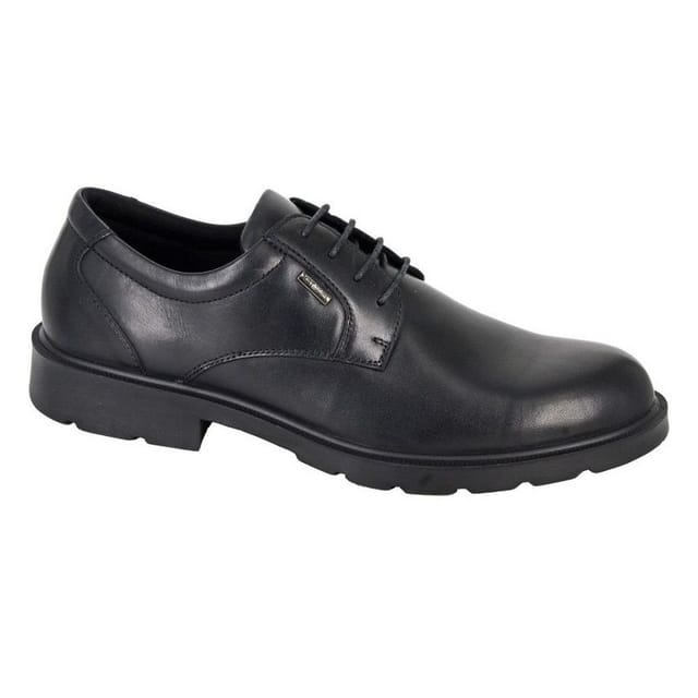 IMAC IMAC Men's Leather Gibson Shoes in Black - 2