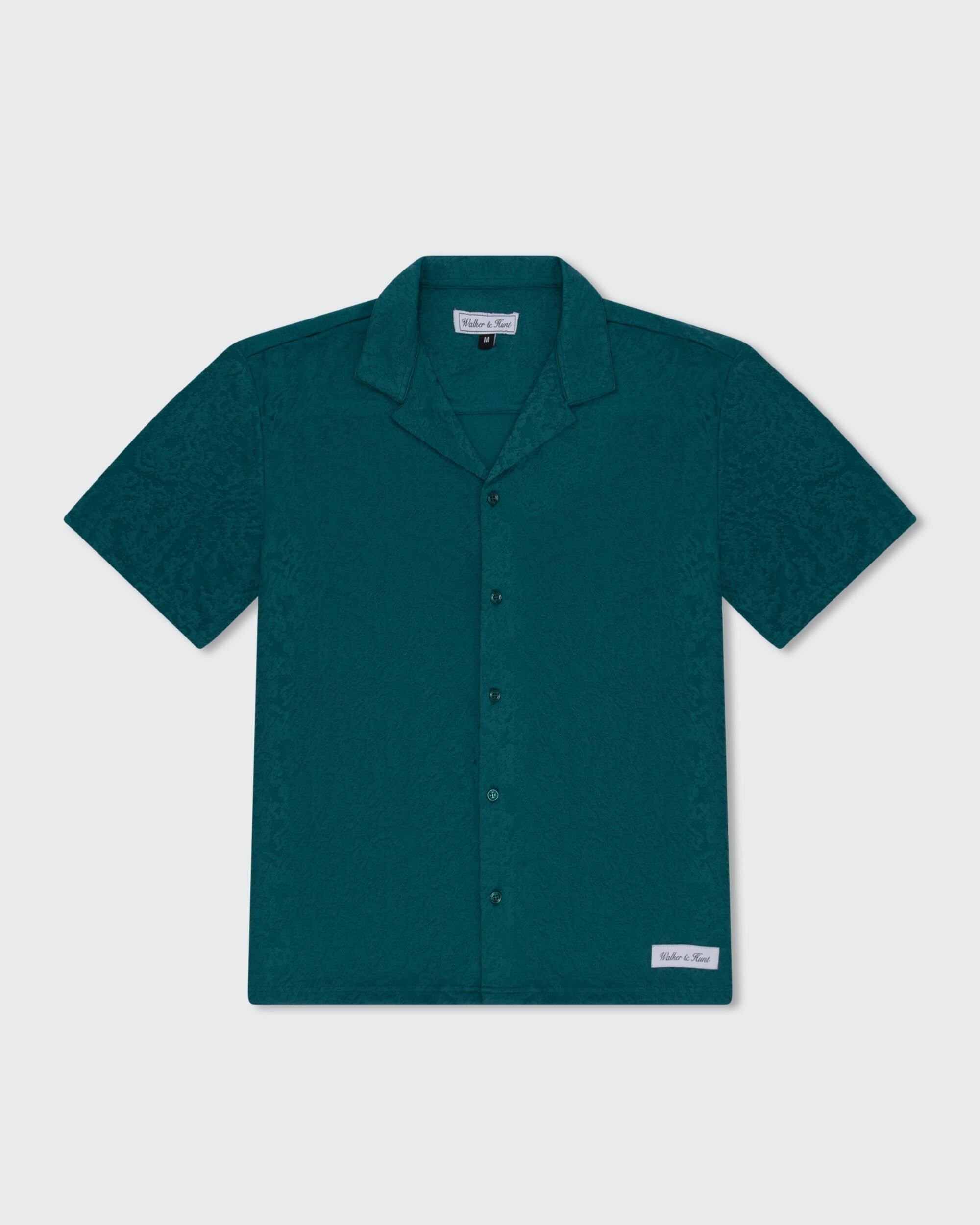 Walker & Hunt Walker & Hunt Men's Oversized 'Serenity' Shirt in Green - 2