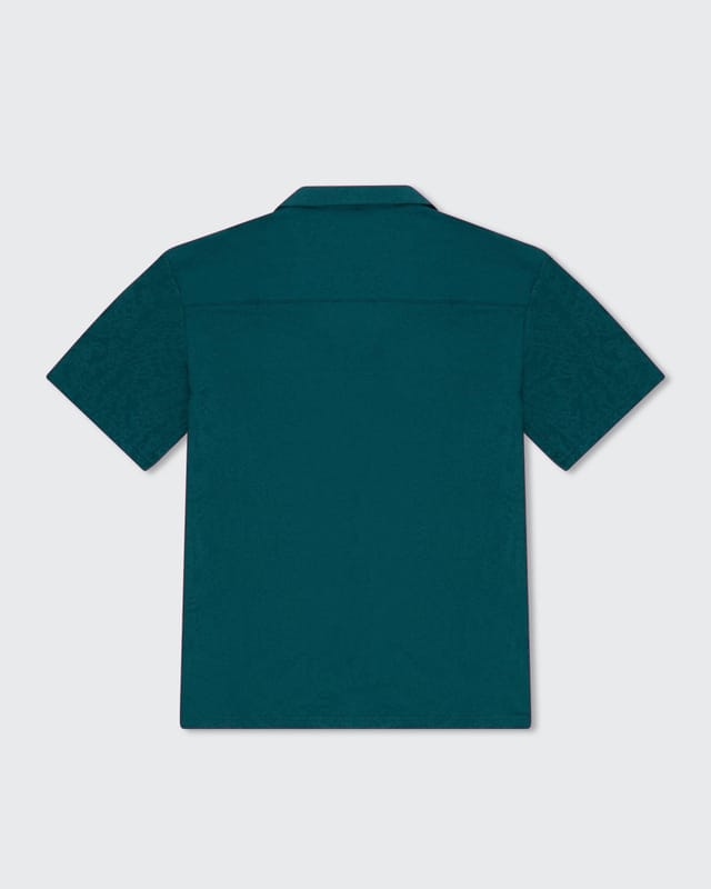 Walker & Hunt Walker & Hunt Men's Oversized 'Serenity' Shirt in Green - 3