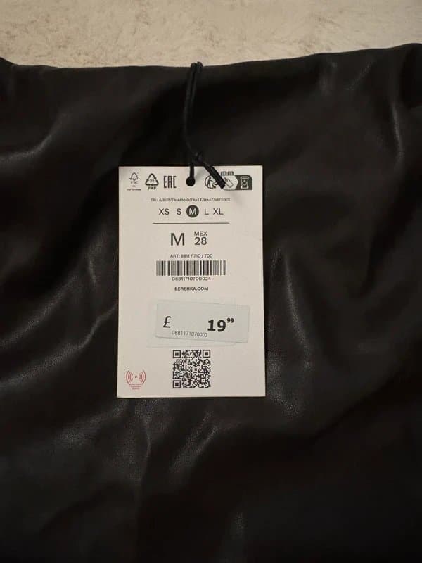 Bershka Leather Bershka top