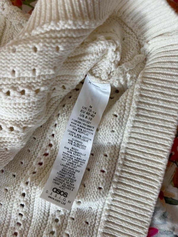 ASOS Design ASOS Design Crochet Knit cardigan