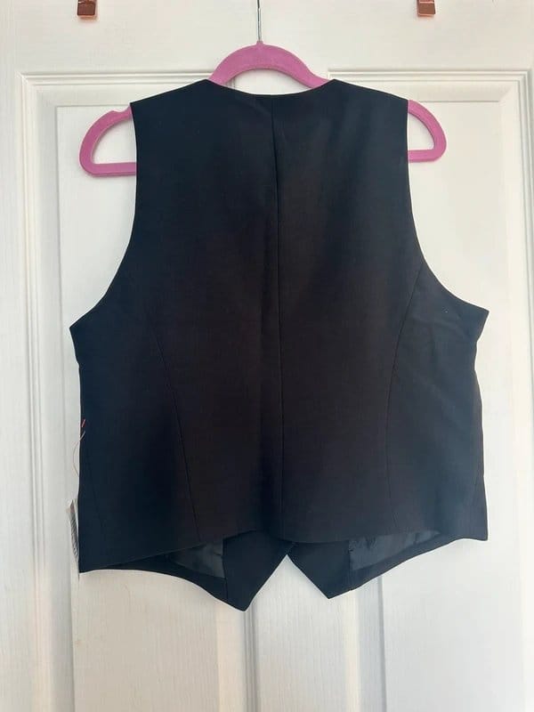 ASOS Black Waistcoat Style Top