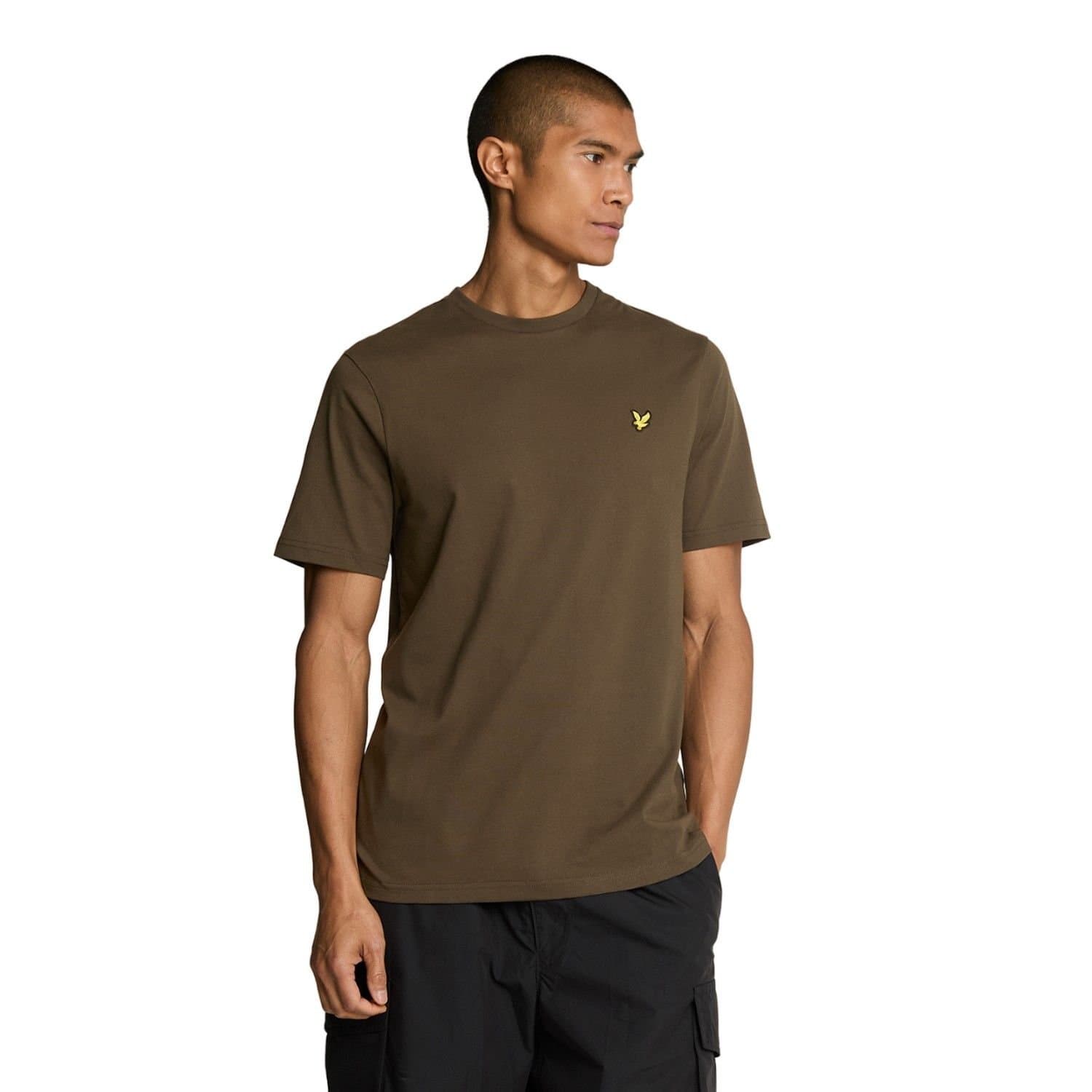 Lyle & Scott Lyle & Scott Men's Plain T-Shirt in Olive