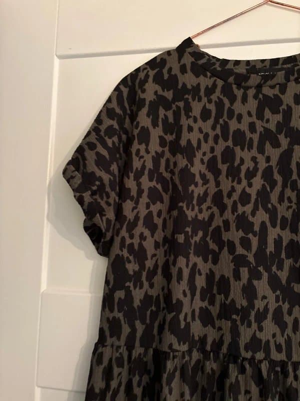 New Look Khakis leopard print short dress