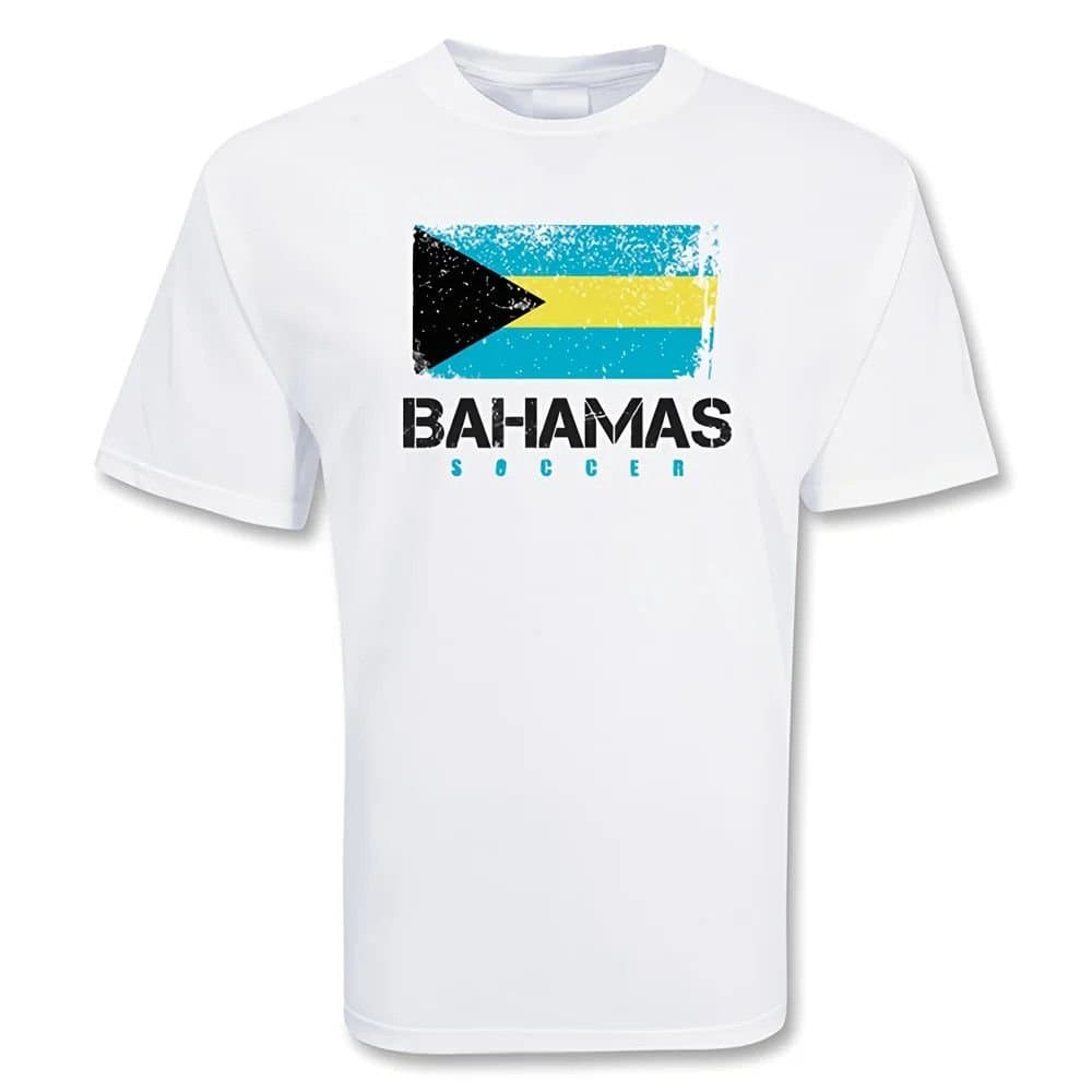 Bahamas Bahamas Men's Football T‑shirt in White