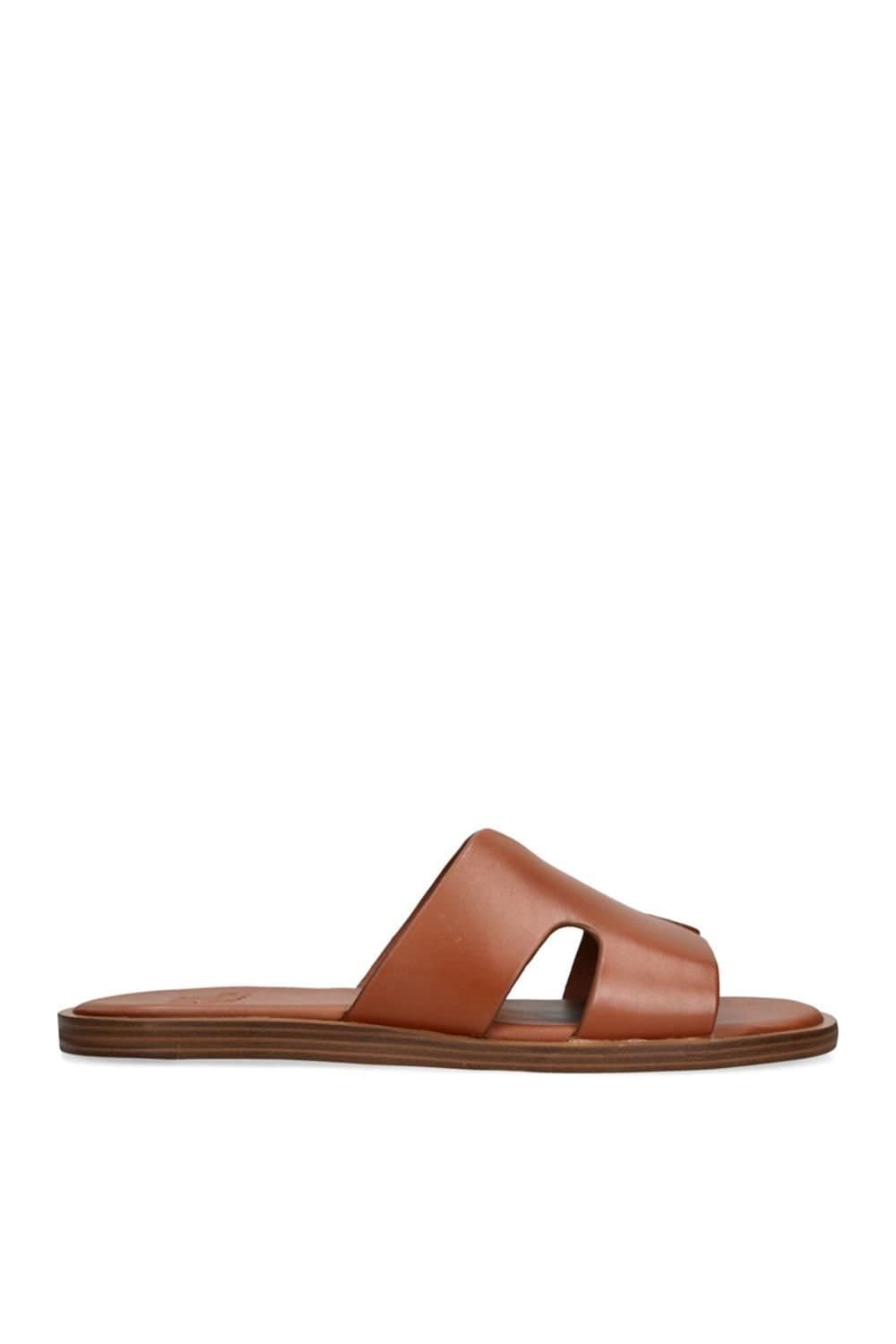 Steve Madden STEVE MADDEN Men's 'Laincaster Brown' Leather Sandals in Brown