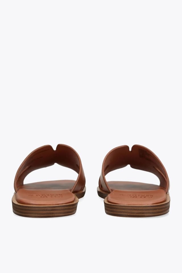 Steve Madden STEVE MADDEN Men's 'Laincaster Brown' Leather Sandals in Brown - 3
