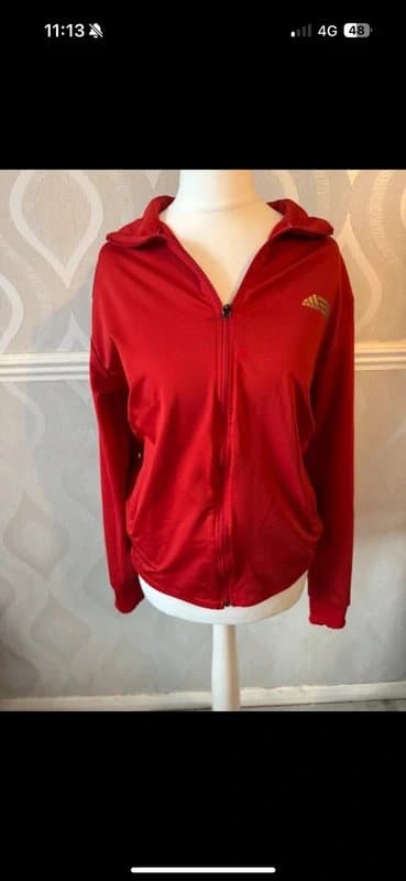 adidas Adidas size S tracksuit top