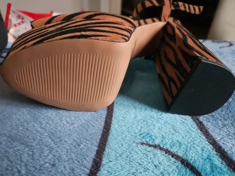 ASOS Leopard stripes heels