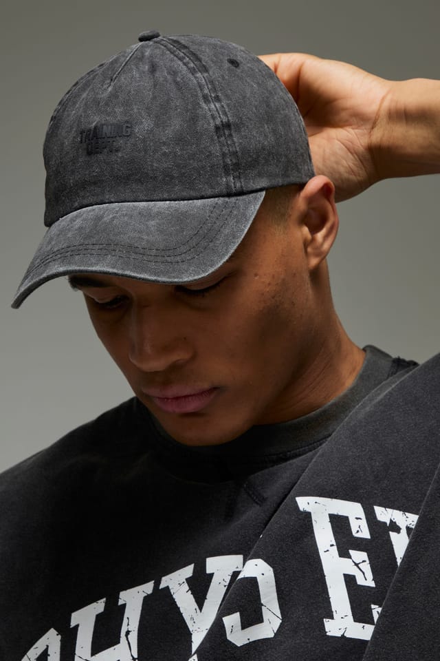 Training Dept. Training Dept. Men's Training Dept Washed Cap in Black - 2