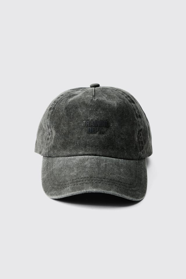 Training Dept. Training Dept. Men's Training Dept Washed Cap in Black - 3