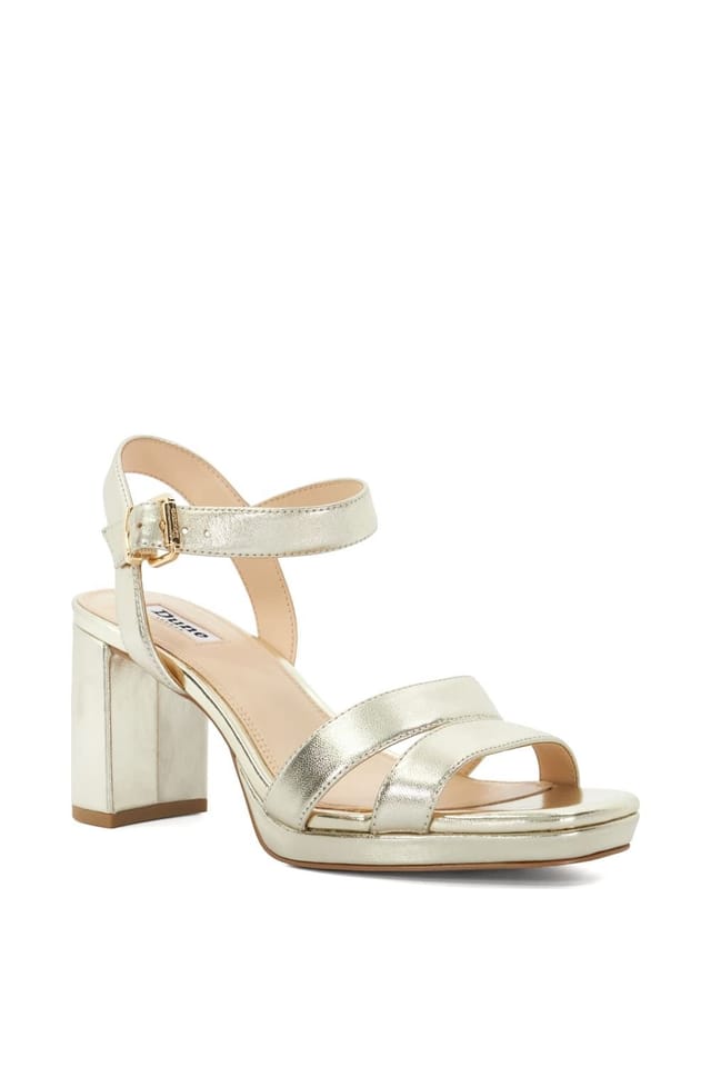 Dune London Dune London Women's 'Manifesting' Sandals in Metallics - 2