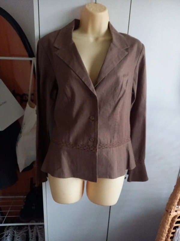 La Redoute Just dropped 'la Redoute' cotton/linen blend blazer