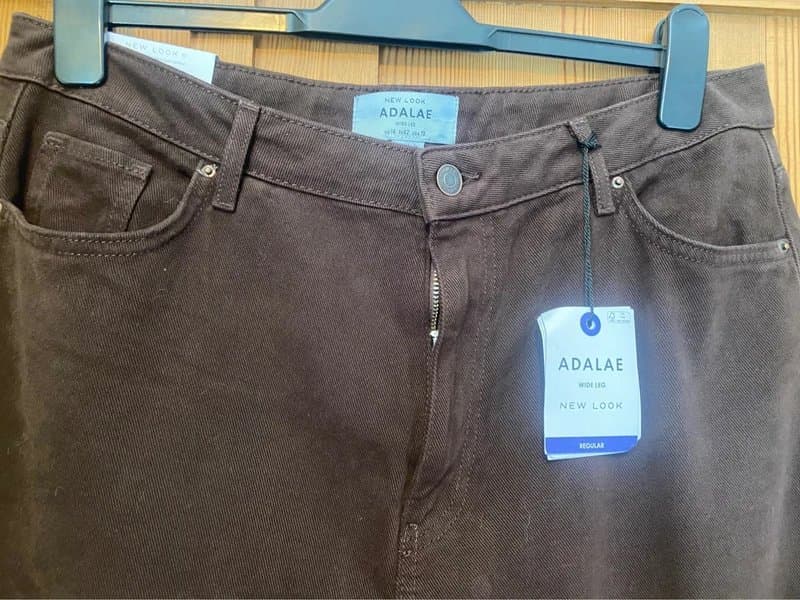 New Look New look brown Adalae wide leg Jeans