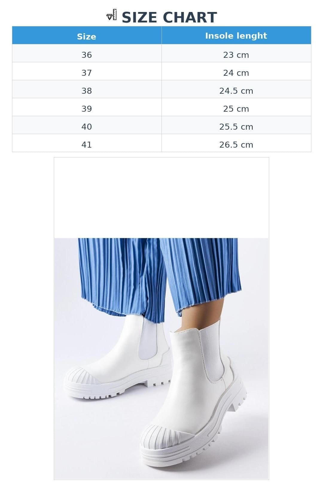 Love Lace Love Lace Women's Slip On Bagger Boots with Rubber Inserts for Autumn Winter Comfort in White - 4