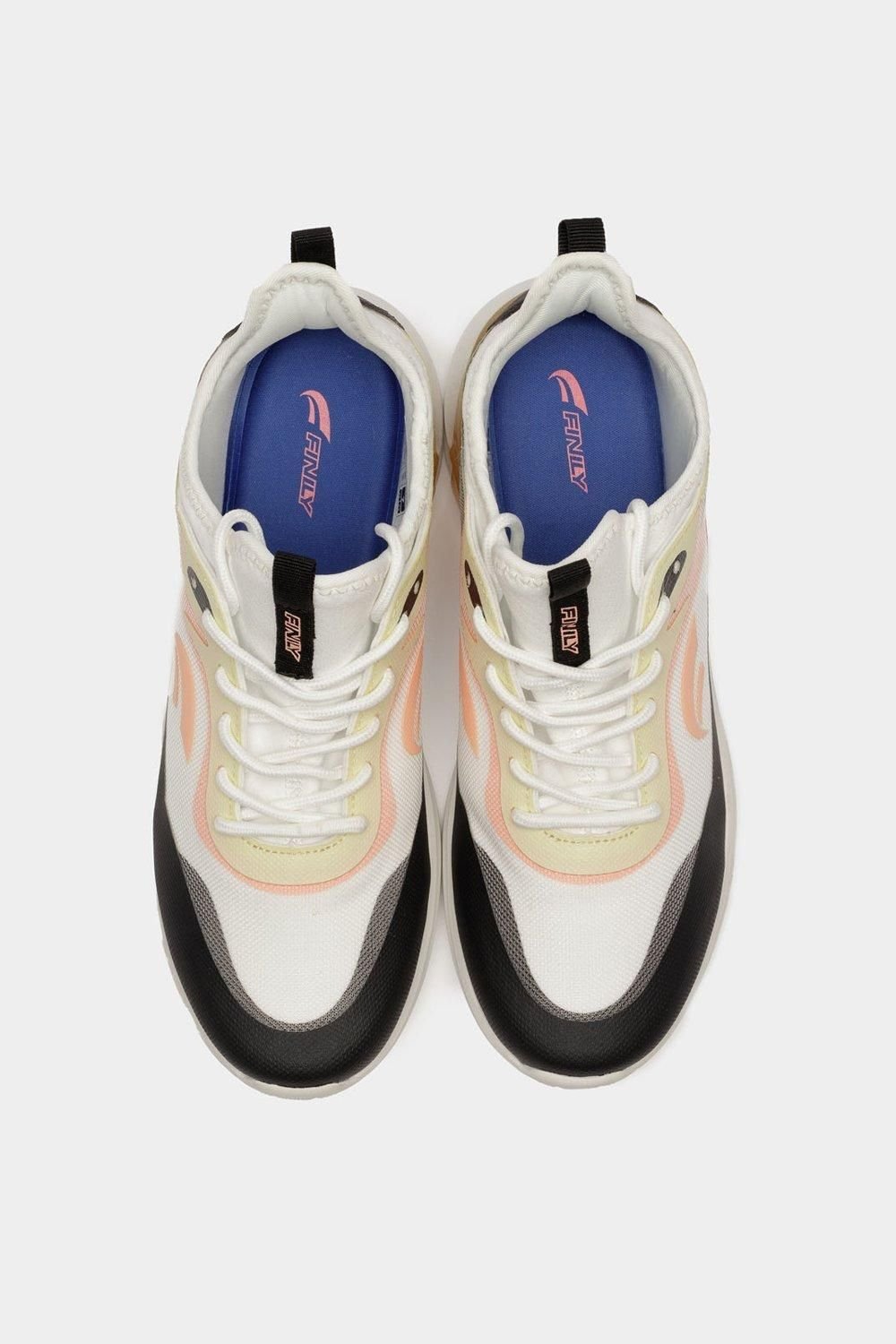 Finily Finily Women's Alice Stylish Lace-up Trainer in White - 3