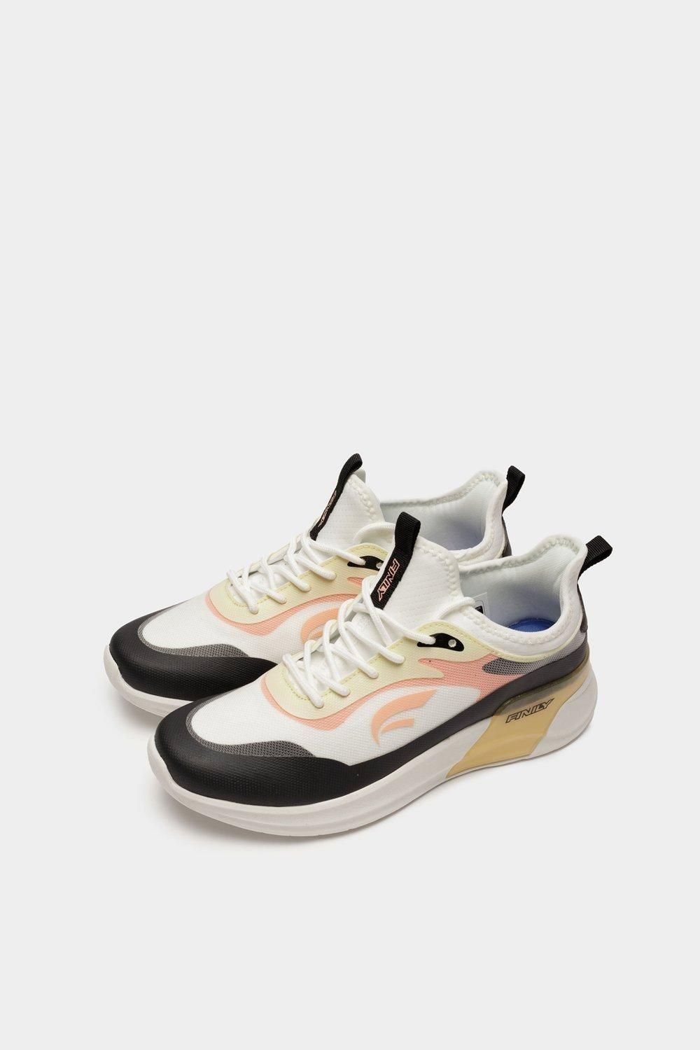 Finily Finily Women's Alice Stylish Lace-up Trainer in White - 4