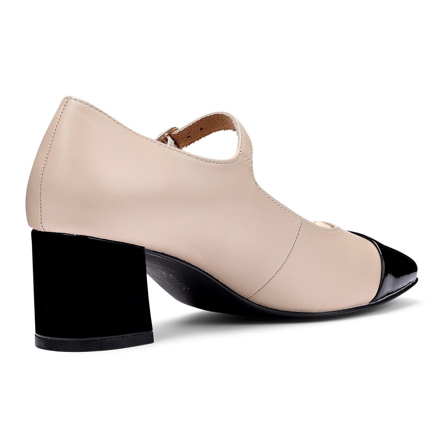 Hotter Hotter Women's Wide Fit 'Shimmer' Smart Shoes in Nude - 4