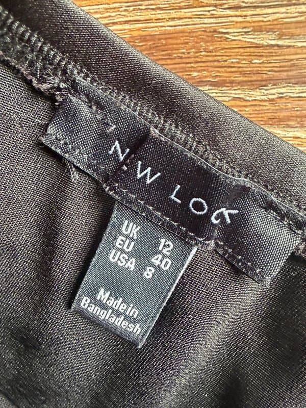 New Look Satin midi skirt