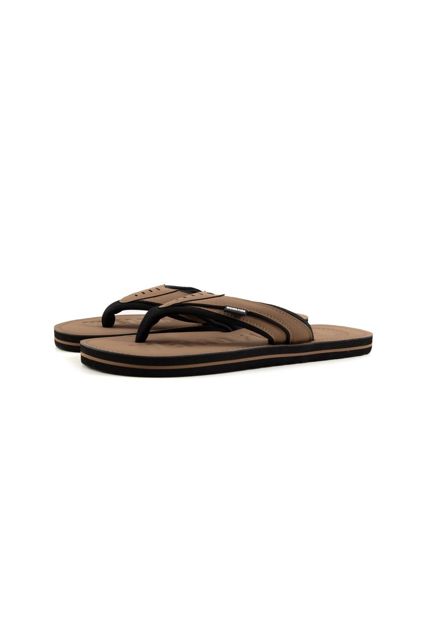 Weird Fish Weird Fish Men's Foster Flip Flops in Tan - 4