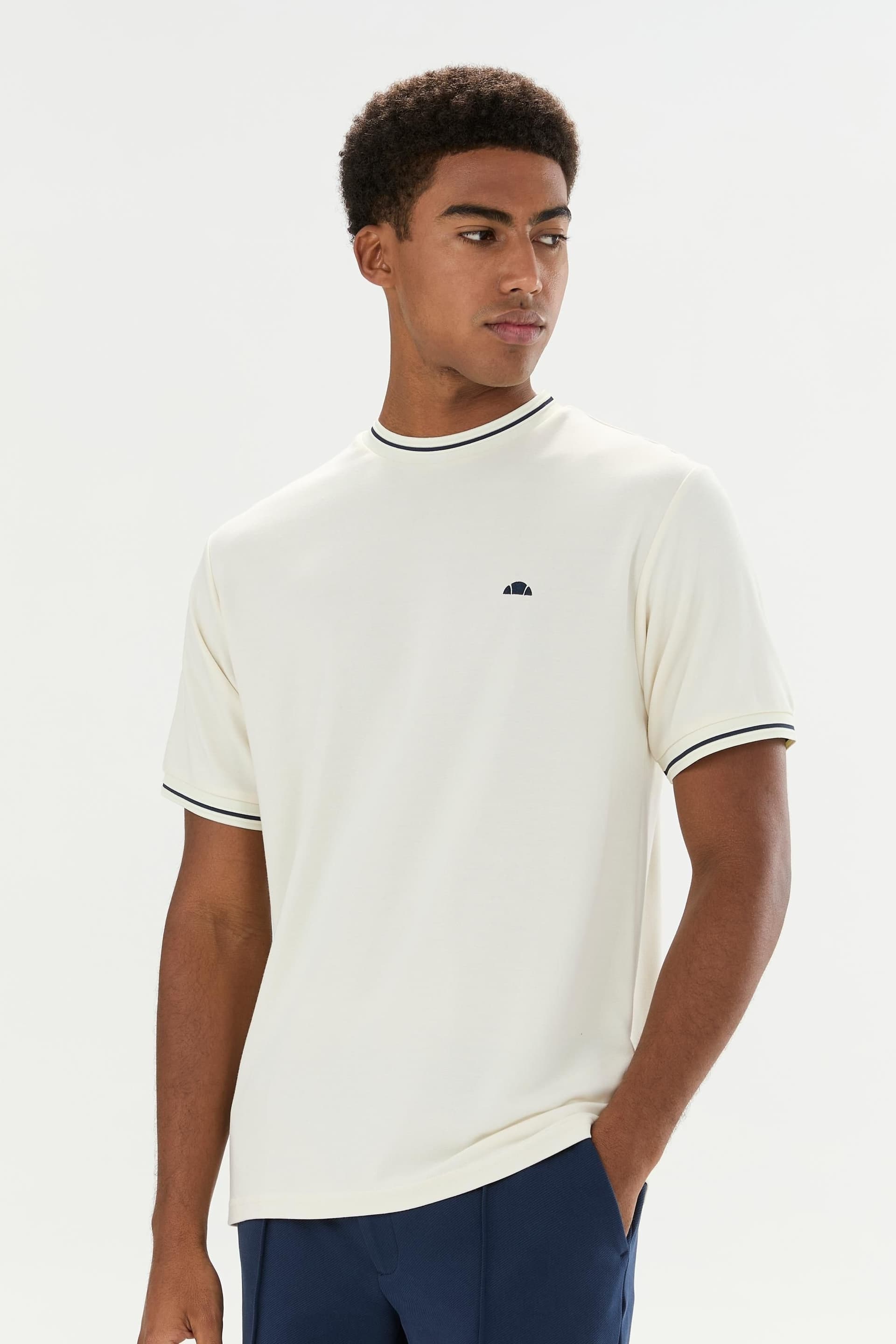 Ellesse Ellesse Men's Biagia Tee in Ecru