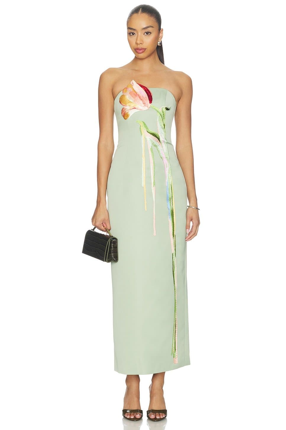 revolve Marilyn Buster Maxi Dress in Tulip Print