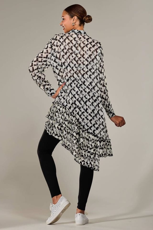 Jolie Moi Jolie Moi Women's Dipped Hem Shirt Midi Dress - 2