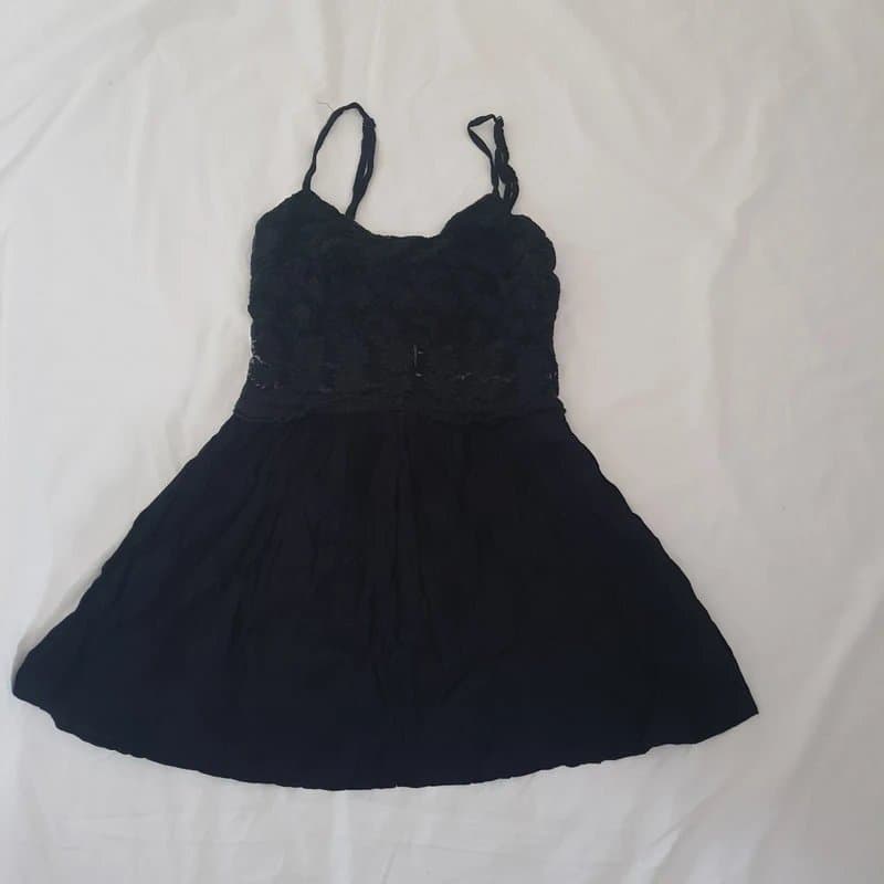 Topshop Cute black mini party dress