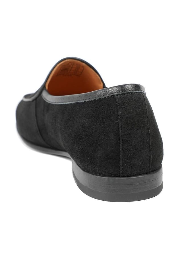 Jones Bootmaker Jones Bootmaker Men's Royce Leather Loafers in Black - 3