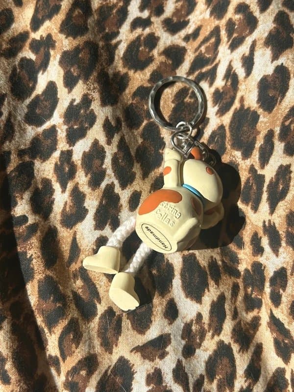 string fellas Jeeoh String fellas rope leg cat keyring vintage