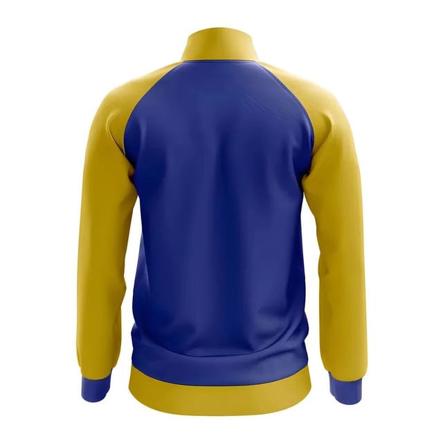 Swaziland Swaziland Men's Concept Football Track Jacket in Mid Blue - 2