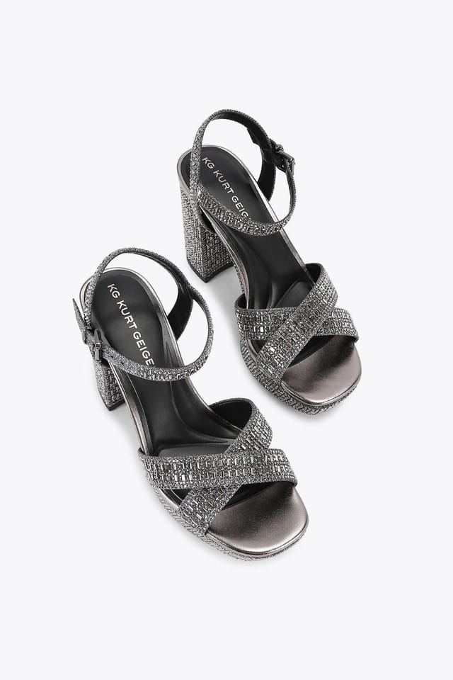 KG Kurt Geiger KG Kurt Geiger Women's 'Fleur Platform' Sandals in Silver - 2