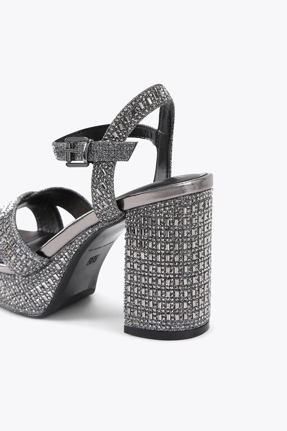 KG Kurt Geiger KG Kurt Geiger Women's 'Fleur Platform' Sandals in Silver - 4