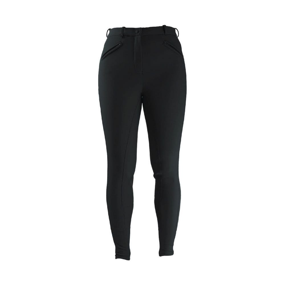 HyPERFORMANCE HyPERFORMANCE Women's Softshell Winter Breeches in Black - 1