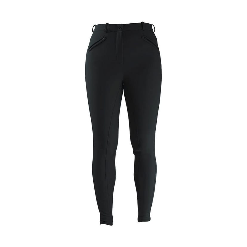 HyPERFORMANCE HyPERFORMANCE Women's Softshell Winter Breeches in Black - 1