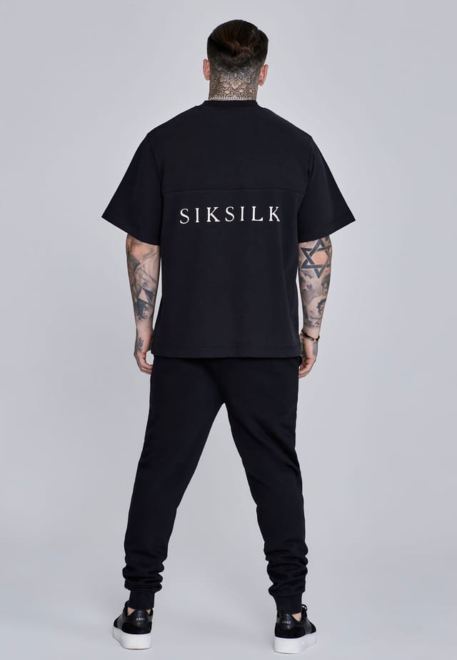 SikSilk SikSilk Men's Essentials Joggers in Black - 3