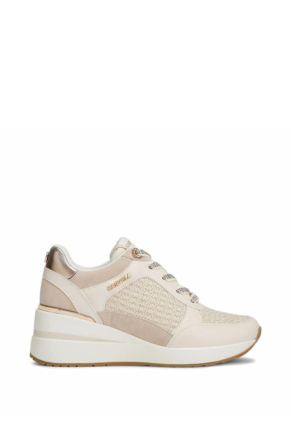 Carvela Carvela Women's 'Divina Sneaker' Trainers in Cream